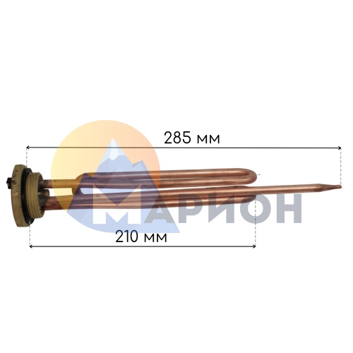 Нагревательный элемент RCT, G1-1/4, L210/170 петля, под анод M6, 2.5 кВт, 230 В
